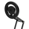thumbnail image 3 of Smartphone Desk Stand 1/4 3/8 Inch Screw Port Aluminum Alloy Height Adjustable Magnetic Folding Desk Phone Tripod for IOS 15 15 Plus 15 Pro Phone, 3 of 4