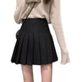 thumbnail image 1 of Falda Short Minifalda Plisada A Cuadros De Estilo Coreano, 1 of 8