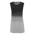thumbnail image 5 of IROINNID Fit&Flare Dress For Women Sleeveless Round Neckline Vest Casual Gradient Dress Strapless Gradient Dress, 5 of 5