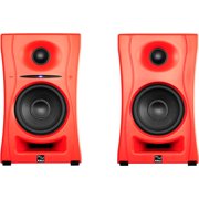 Kali Audio 4 Inch 2-Way powered loudspeaker system w/Bluetooth Red (Pair) Red