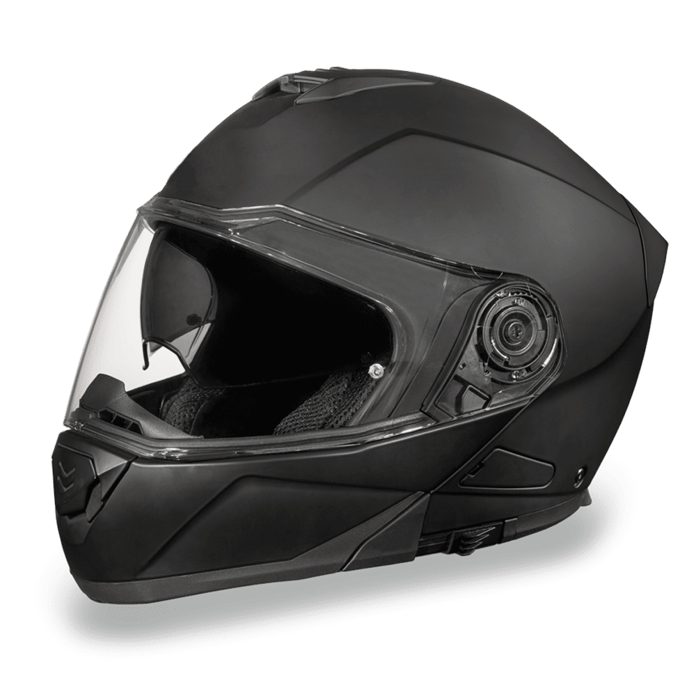 Hi-Gloss Black 100% DOT Approved Daytona Helmets Motorcycle Half Helmet Hawk 