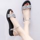 thumbnail image 1 of Sandalias de verano para mujer, sandalias informales para mujer, sandalias de playa romanas Wmkox8yii  nm11496, 1 of 3
