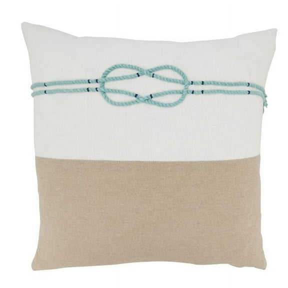 Saro Lifestyle Knotwork Whimsy Throw Pillow Cover