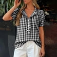 thumbnail image 5 of Linen Clothes for Women, Casual Cowgirl Western Concert Outfits Ladies Linen Tops Plus Size Shirt Bandana Print Tops for Women Layered Look Top Breathable Mesh Back Blouse V Neck, 5 of 6