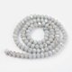 thumbnail image 2 of Electroplate Opaque Solid Color Glass Beads Strands Half Rainbow Plated Faceted Rondelle Light Grey 10x8mm Hole: 1mm about 63~65pcs/strand 19.2~20 inch(48~50cm), 2 of 2