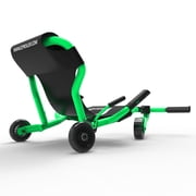 EzyRoller: Classic X - Green - Ride-On Scooter, Cambering Motion, Pedal Free Cart, Hand Brakes, Extendable Frame, 154lb Capacity, Kids Ages 4+