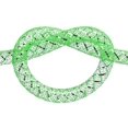 thumbnail image 3 of Apple Green Iridescent Deco Mesh Tubing - 8mm x 15 Yards, St. Patrick's Day, Easter, Wreath, Spring, DIY, Arts & Crafts, Wedding, Bouquet, Bows, Christmas, 3 of 4