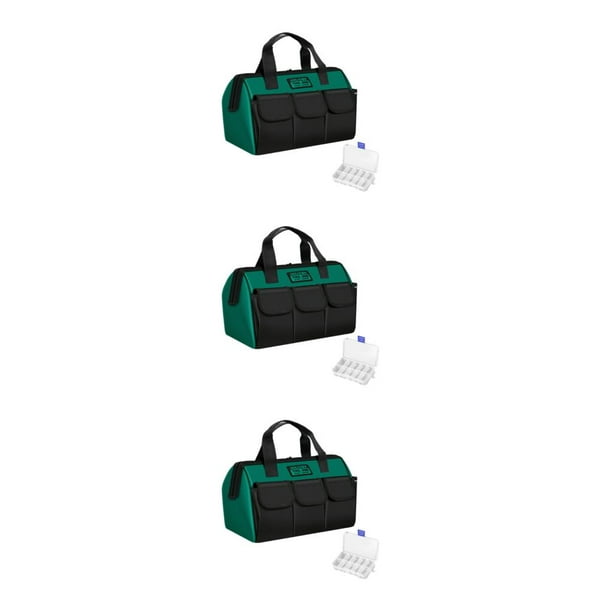 Injueey Bolsa de herramientas para carpintería, bolsas de electricista, caja de almacenamiento multibolsillo, bolsa impermeable de gran Type1 NO1