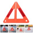 thumbnail image 1 of TEHAUX 5 Pcs Panneau d'Avertissement Triangle Réfléchissant Rouge Pliable Sécurité Routière pour Véhicules, 1 of 8