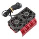 thumbnail image 5 of Disipador De Calor Para Motor De Coche RC, 28000 RPM 8,4 V 36 Mm Disipador De Calor De Refrigeración Del Ventilador Del Motor RC Con Ventiladores De Refrigeración Duales Cubierta, 5 of 7