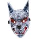 thumbnail image 5 of Tocado decorativo de Halloween de lobo para representaciones teatrales de carnaval y disfraces. Gris, 5 of 9