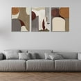 thumbnail image 3 of Contemporary Wall Art Modern Abstract Canvas Poster Prints Art Painting Home Office Wall Decor Nordic Painting Picture Framed Artworks 3 Piece for Living Room Decoration (36"Wx16"H), 3 of 6