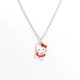 thumbnail image 1 of Collar de aleación de Hello Kitty de Anime Sanrio Kawaii, colgante de Hello Kitty Y2K de dibujos animados, cadena de cuello para niña, regalo de vacaciones para novia, 1 of 4
