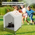 thumbnail image 4 of Elevated Dog House for Outdoor or Indoor - Waterproof Dog Tent Cat House, Dog Sunshade Tent, Pet House with Removable Cover, Suitable for Small Cats Dogs, 4 of 15