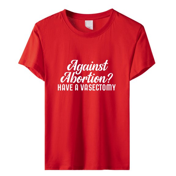 Vedolay Womens Tshirts Women's Pleated Puff Sleeve Tops Summer V Neck T Shirts Loose Blouses,Red XXL