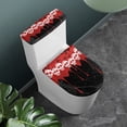 thumbnail image 2 of HELLHERO Spider web Toilet Cover Set Elastic Edge Toilet Protector Cover & 2-Piece for Bathroom Home Comfort Dust-Proof Fits All Toilet Shapes, 2 of 8