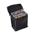 thumbnail image 1 of Zk-pack Of 40 - Felt Tip Pens With Case - Double Sided Multicolor Pens H, 1 of 5