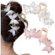 thumbnail image 1 of pinzas para el pelo con forma de mariposa, bonitas pinzas para el pelo con diseño de diamantes de imitación de perlas, pinzas grandes y elegantes para el pelo grueso o fino, pinzas de, 1 of 3