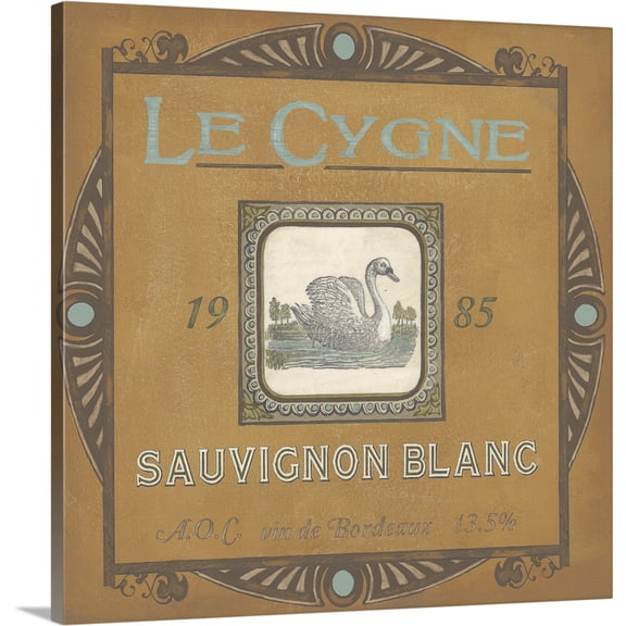 Great BIG Canvas | "Vintage Wine Labels VIII" Canvas Wall Art - 16x16