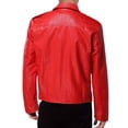 thumbnail image 6 of Mens Bomber Jacket Men Motorcycle Lapel Asymmetric Zip-Up Blet Slim Fit Biker Coat M-5XL, 6 of 9