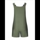 thumbnail image 4 of Cortos de Verano A para Mujer, Casuales Sin Mangas con Bolsillos Verde M, 4 of 9