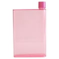 thumbnail image 1 of Inteprter Taza de papel, leche, café, jugo, botella de agua, botellas planas para bebidas, libro, portátil, hervidor deportivo para exteriores Cocina y Comedor Rosado 420ML, 1 of 6
