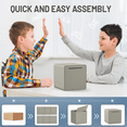 thumbnail image 3 of Hizgo 6'' Assemble Piggy Bank For Adults/Kids, Must Break To Open Coin Bank, Unopenable Money Saving Box, Assemble ABS Plastic Money Saving Box(Grey), 3 of 8