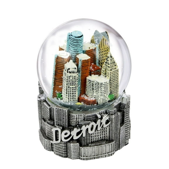 65mm Detroit, Michigan Snow Globe