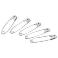 thumbnail image 1 of Uxcell Safety Pins 1.18 Inch Nickle Plated Small Sewing Pins Silver Tone 200Pcs, 1 of 5
