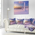 thumbnail image 2 of Designart Frozen Trees on Mountain Panorama - Landscape Printed Throw Pillow - 16x16, 2 of 4