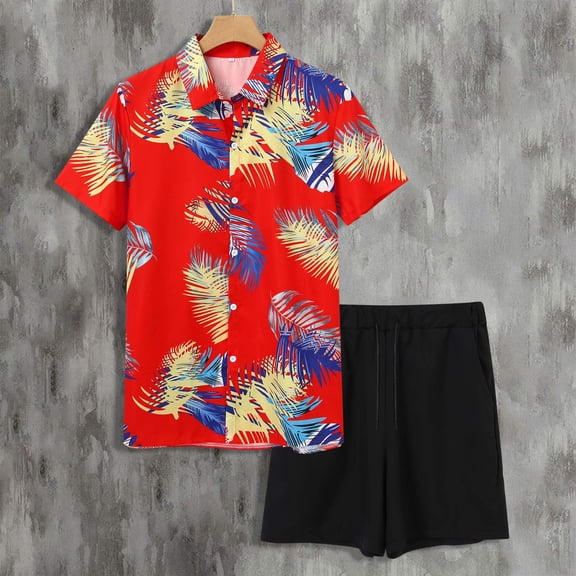 Vedolay Short Sets Men 2 Piece Outfit Men's Summer Polo Shirt & Shorts Set Zip Polo Two Piece Casual Sports Outfits,White M