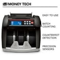 thumbnail image 4 of Money Tech Polymer & Paper Multi-Currency Bill Cash Counter. Canadian Plastic & USD Banknote Counting Machine with Counterfeit Detection and LCD Screens, 4 of 5