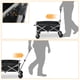 thumbnail image 3 of Zimtown Carro Plegable Carro Utilitario Plegable con Ruedas Todoterreno, Negro, Plateado, 3 of 10
