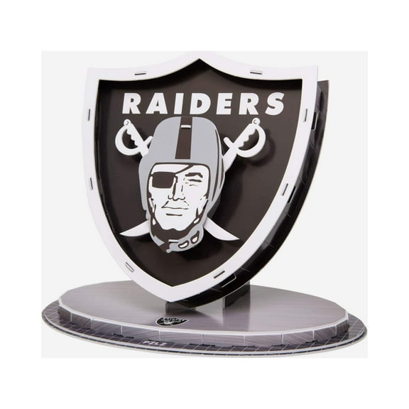 FOCO NFL Las Vegas Raiders PZLZ 3D Paper Model Puzzle Kit - Team Logo
