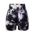 thumbnail image 2 of XFHLMJFF Athletic Yoga Leggings For Women Workout Hip Lifting Ladies Fitness Running Solid Color Shorts Leisure Trousers, 2 of 5