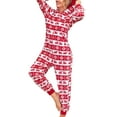 thumbnail image 4 of Txlixc Camisón de Navidad femenino con capucha y cremallera de manga larga Txlixc moda, 4 of 9