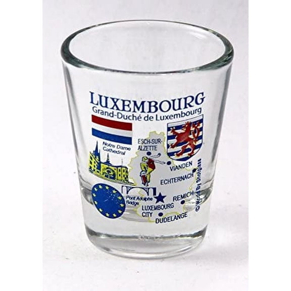 Luxembourg EU Series Landmarks and Icons Shot Glass