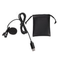 thumbnail image 2 of USB C Micrófono Lavalier, Micrófono Lavalier Wired Clear Sound OmnidirCional Medio Medio Ambiente TPE 4.9 Pies Cancelación de Ruido Inteligente Para Karaoke, 2 of 7