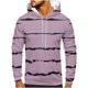 thumbnail image 1 of Sudadera con capucha para hombre, estilo casual, a la moda, con cuello redondo, bolsillos y estampado degradado, sudadera de manga larga con capucha, blusa de poliéster para hombre, 1 of 4