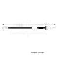 thumbnail image 2 of Cable Chicote Velocimetro Compatible Con Toyota Hilux 2.4L 1981 1982 1983 1984 1985 1986 1987 22R CAHSA Cable Chicote Acelerador, 2 of 6