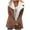 Brown coat for women, variant on Usmixi Winter Fleece Coat for Women Plush Overcoat for Women Casual Solid Loose Button Down Lapel Outerwear Thickened Warm Long Sleeve Jacket Coat with Pocket Casual Fleece Coat