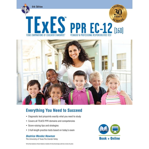Texes Teacher Certification Test Prep TExES Ppr Ec-12 (160) Study Guide 2025-2026, (Paperback)