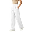 thumbnail image 5 of CQONEPT Women's Wide Leg Pant High Waisted Business Casual Dress Pants High Waisted Pleated Fall Pants with Pocket, 5 of 6