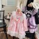 thumbnail image 4 of Sanrios Anime 2024 Melody Kuromi Y2K Girls Dress Birthday Party Plush Autumn Winter Kids Tulle Dress Lolita Princess Dress Dress, 4 of 5