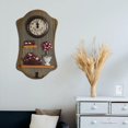 thumbnail image 5 of Reloj de pared Perfecl estilo europeo decorativo madera 26 cm x 17 cm x 1 cm, 5 of 5
