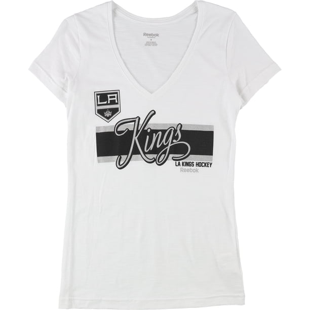 Reebok Womens LA Kings Hockey Graphic T-Shirt white S