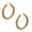 Bronze, variant on Stainless Steel Rose Gold-Tone Classic Hoop Earrings