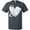 Navy Blue, variant on Inktastic Lung Cancer Awareness White Ribbon Around Heart T-Shirt