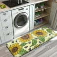 thumbnail image 3 of Yellow Sunflower Seed Pattern Kitchen Rug Mat,Kitchen Runner Rugs Non Skid Washable,Decorative Kitchen Floor Mats for Kitchen,Sink,Laundry,17"x47.2", 3 of 7