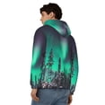 thumbnail image 4 of Kdxio Northern Lights 2 Print Men Hoodies Casual Hoodies for Men with Zip Pockets Full Zip Long Sleeve Sweatshirt Sports Hooded Jacket-Medium, 4 of 5